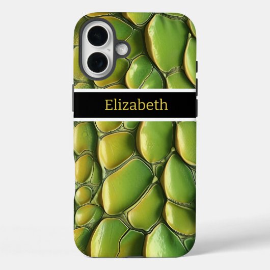 日鮮やか光の蛇紋模様 Case-Mate iPhoneケース (裏面)
