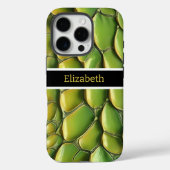 日鮮やか光の蛇紋模様 Case-Mate iPhoneケース (裏面)