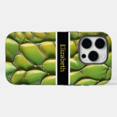 日鮮やか光の蛇紋模様 Case-Mate iPhoneケース (裏面 (横))