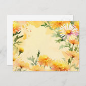 日鮮やか照の水の色のシーンのアスターガーデン ポストカード (正面/裏面)