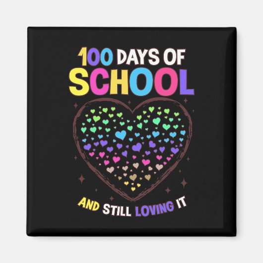 日100日学校先生生 マグネット (正面)
