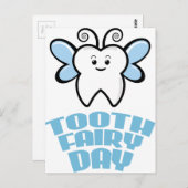 日2月第28 -歯の妖精 ポストカード (正面/裏面)