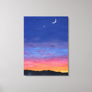 日2泊サンセット絵画ズ キャンバスプリント