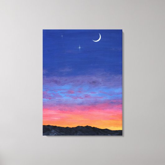 日2泊サンセット絵画ズ キャンバスプリント (正面)