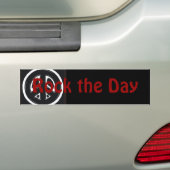 日2008年を揺すって下さい バンパーステッカー (車上)