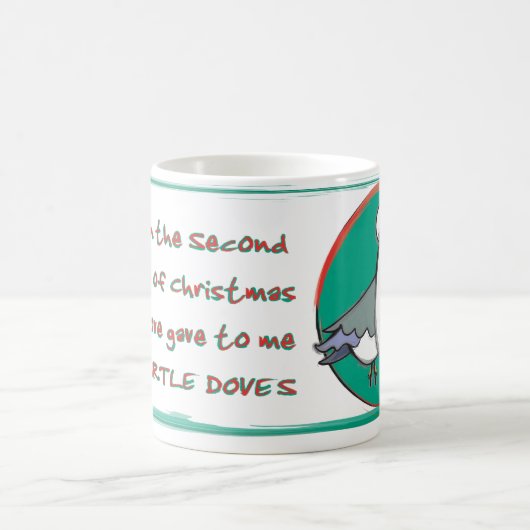 日2 - 12日のクリスマスのコーヒー・マグ コーヒーマグカップ (中央)