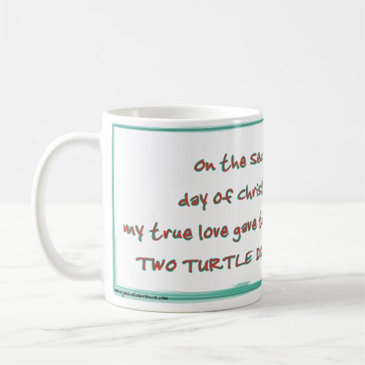 日2 - 12日のクリスマスのコーヒー・マグ コーヒーマグカップ (左)