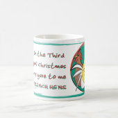 日3 - 12日のクリスマスのコーヒー・マグ コーヒーマグカップ (中央)
