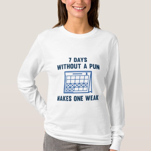 日7枚（パンなし） Tシャツ (正面)