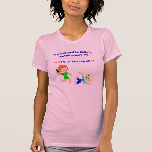 日80 70上のない Tシャツ (正面)