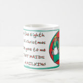 日8 - 12日のクリスマスのコーヒー・マグ コーヒーマグカップ (中央)