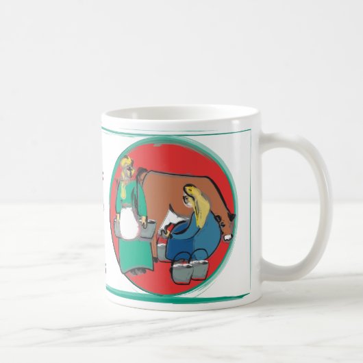 日8 - 12日のクリスマスのコーヒー・マグ コーヒーマグカップ (右)