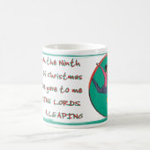 日9 - 12日のクリスマスのコーヒー・マグ コーヒーマグカップ (中央)