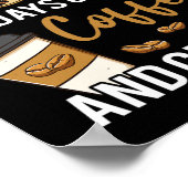 日・オブ・コーヒー&カオスハッピー100th Day School Te ポスター (角)