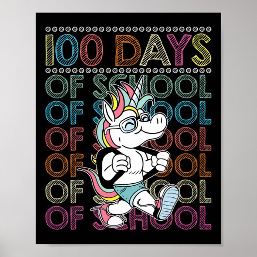 日・オブ・スクールハッピー100日目 ポスター (正面)