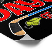 日・オブ・スクールホッケー学生児童先生 ポスター (角)