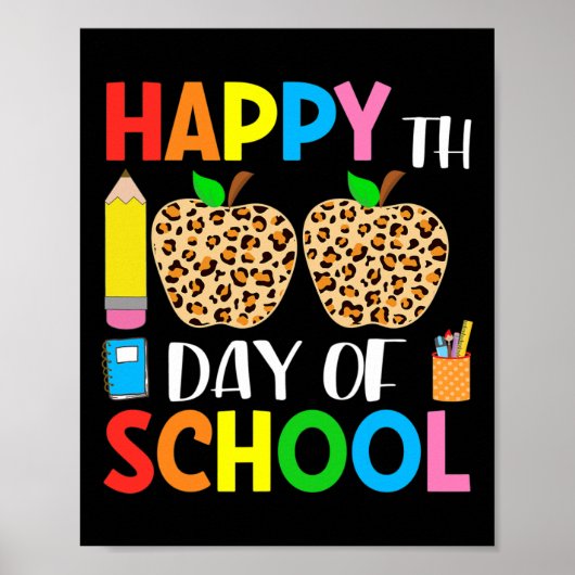 日・オブ・スクール・ヒョウ・プリント先生と学生1 ポスター (正面)