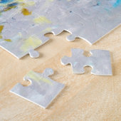 日-抽象芸術印象派絵画の ジグソーパズル (側面)