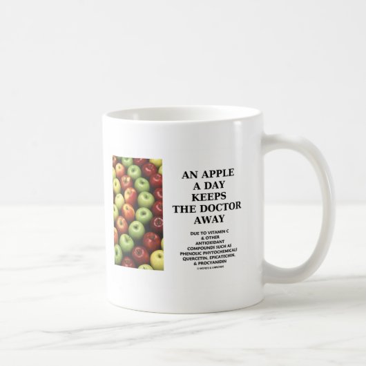 日Appleは保ちますAway (食糧アドバイス)博士を コーヒーマグカップ (右)