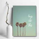 日LIKE THIS - Gallery Wall Canvas Print キャンバスプリント<br><div class="desc">空っぽの白い砂のビーチ、ハンモックで揺れ、一日のカクテルを飲み、夏の風の中でゆっくりと揺れるヤシの木を見上げる夢を見ているか。あー、こんな日に憧れ保て働く日を乗り越えようとしている。雲のない夏の空にヤシの木のこの楽しいプリントは、あなたの壁を照らし、あなたのオフィス、寝室または生活宇宙を作る。これはプレミアムGicleeで、ラップされたキャンバスであり、長く持続し、フェードに強い。イメージと文字を変更し、アート、家族の写真、休暇写真、その他の素晴らしい瞬間を追加して、あなたの家のための有意義なアートを作成することができる！</div>