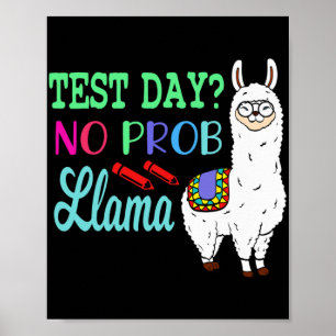 日No Prob Llamaテスト日No Problamaテスト日L ポスター