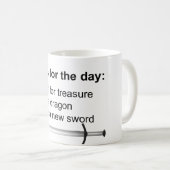 日RPGのマグのための計画 コーヒーマグカップ (正面右)