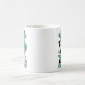日Tレックスおもしろい先生恐竜試験 コーヒーマグカップ (中央)