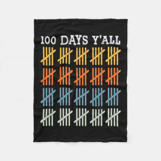 日Tee Kids 100Th Day of School フリースブランケット