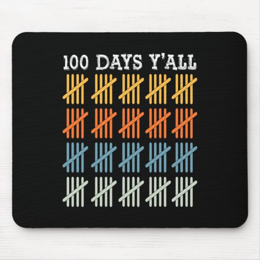 日Tee Kids 100Th Day of School マウスパッド (正面)