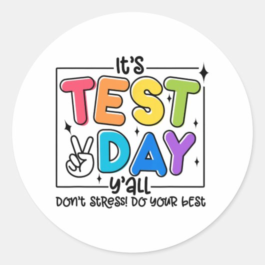 日Y'allロック試験1 2 やる気を起こさせる 3 ラウンドシール (正面)