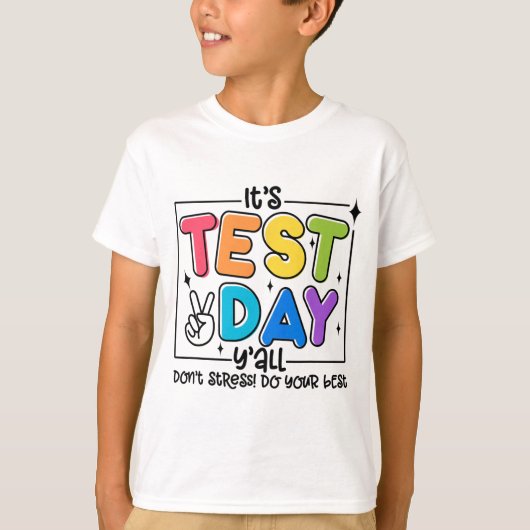 日Y'allロック試験1 2 やる気を起こさせる 3 Tシャツ (正面)