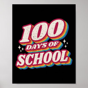 日Y'All先生または学生100日の学校 ポスター