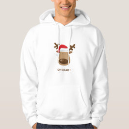 旦那さんへのクリスマスプレゼントに最適な「なんてこった!」トナカイTシャツ パーカ