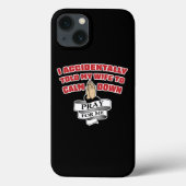 旦那様に贈る面白い一言 - 祈ってください iPhoneケース Case-Mate iPhoneケース (裏面)