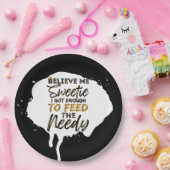 旧おもしろい校90のヒップホップ誕生日/ベビーシャワー ペーパープレート (パーティー)