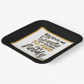 旧おもしろい校90のヒップホップ誕生日/ベビーシャワー ペーパープレート (傾斜あり)