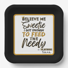 旧おもしろい校90のヒップホップ誕生日/ベビーシャワー ペーパープレート