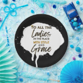 旧おもしろい校90のヒップホップ誕生日/ベビーシャワー ペーパープレート (パーティー)