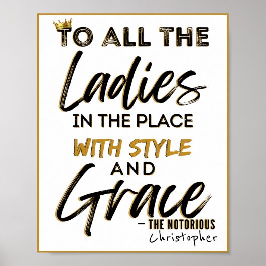 旧おもしろい校90のヒップホップ誕生日/ベビーシャワー ポスター (正面)