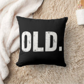 旧おもしろい40日50日60日70誕生日Gagギフトパーツ クッション (ブランケット)