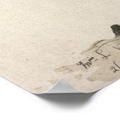 旧はがきの世界地図 ポスター (角)