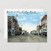 旧はがき – アメリカ・サウスダコタ州ヒューロン ポストカード (正面/裏面)