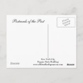 旧はがき – エンパイアステート建物, NYC ポストカード (裏面)