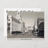 旧はがき – オークランド,ニュージーランド ポストカード (正面/裏面)