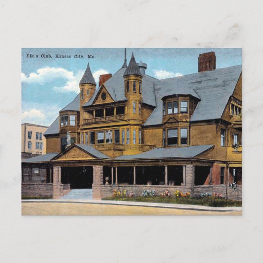 旧はがき – カンザスシティー、ミズーリ州、米国 ポストカード (正面)