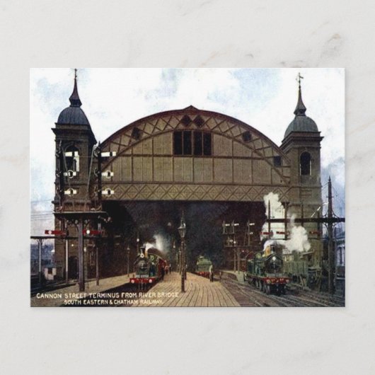 旧はがき – キャノンSt駅（ロンドン） ポストカード (正面)