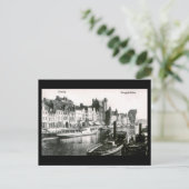 旧はがき、グダンスク/ダンツィヒ、ランゲブルッケ ポストカード (スタンド正面)