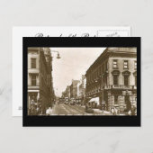 旧はがき、グラスゴー、レンフィールド通り ポストカード (正面/裏面)