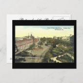 旧はがき、コットンロー、サバンナ、ジョージア ポストカード (正面/裏面)