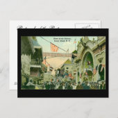 旧はがき – コニーアイランド(ニューヨーク市) ポストカード (正面/裏面)